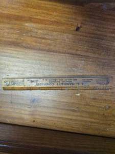Vintage Advertisement Rulers