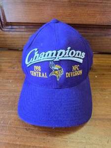 1998 Central Champions Vikings Cap