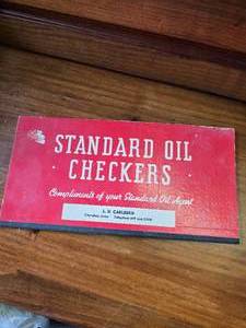 Standard Oil Checkers Board, Advertising Board