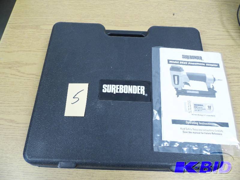 lot 5 image: New Surebonder Stapler and Nailer