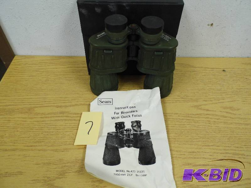 lot 7 image: Sears Binoculars