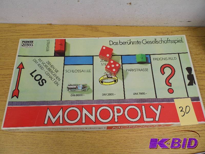 lot 30 image: German Monopoly