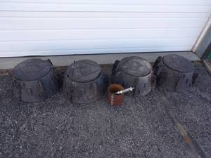 4 Mud Wheels for 4 wheeler with mounting tool