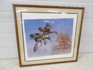 Framed Duck Art Numbered