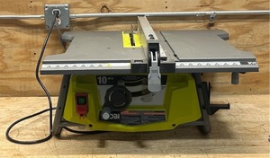 RYOBI 15 Amp 10 in. Compact Portable Corded Jobsite Table Saw RTS12 Msrp $229.00