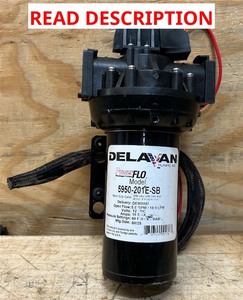 Delavan Pumps Demand Style Diaphragm Sprayer Pump, 5 GPM, 12 Volts, Model# 5950-201E-SB #6053171 Msrp $179.99