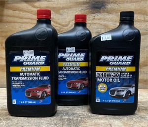 Prime Guard Motor OilAutomatic Transmission Fluid lot of 3