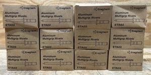 Aluminum Multigrip Rivet lot of 12