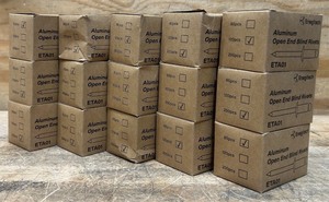 Aluminum Open End Blind Rivets lot of 15