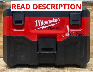 Milwaukee M18 Cordless WetDry Vacuum, Tool Only, Model# 0880-20 #332409 Msrp $159.00