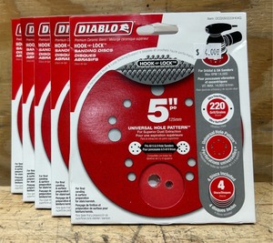 Diablo Hook Lock 5 Universal Hole Pattern lot of 5