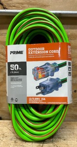 Prime Outdoor Extension Cord 50FT. 051418.36