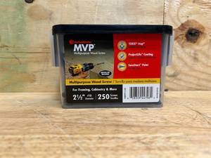 #10 x 2-12 in. Torx TTAP Drive Suresink Flat Head MVP Multi-Purpose Wood Screw (250-Pack) (damaged box)