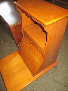 Vintage Decorative wood side table ...