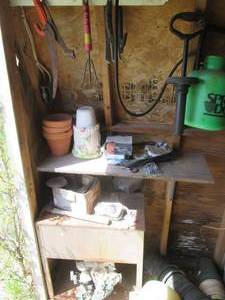 Vintage garden tools, planters, yar...
