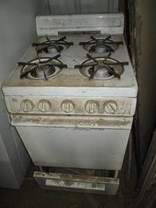 Roper gas slide in range oven...