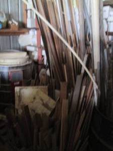 Plastic barrel and 2-containers ful...