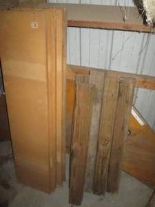 Misc 3ft 4x4 wood pieces, shelving...
