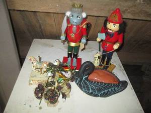 Ceramic home decor, vintage Christm...