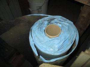 Roll of roofing tar paper...