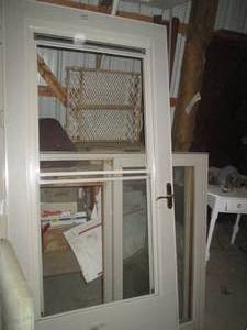36in Metal framed glass vinyl surfa...