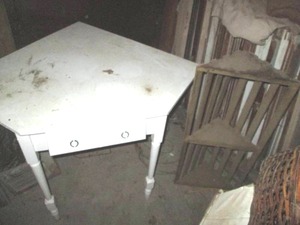 Simple style wooden corner desk wit...