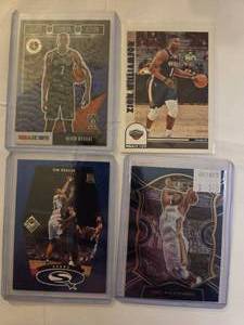 Lot of 4 Cards- Kevin Durant, Tim Duncan, Zion Williamson(2 cards)