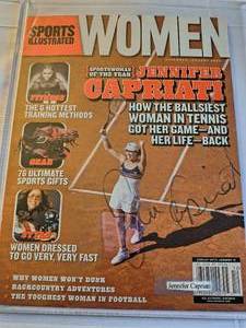 Jennifer Capriati - Signed Magazine