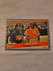 Power Centers- Kirby Puckett & Eric Davis (one card)