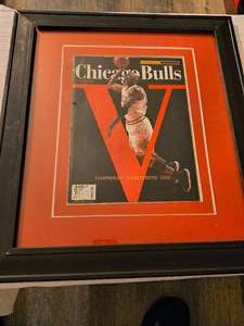 Michael Jordan Framed Magazine
