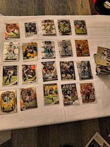 WHOLE LOT of football cards