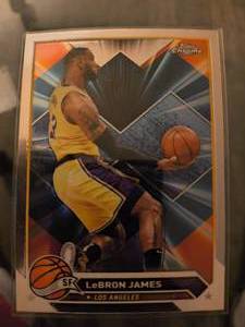 LeBron James - TOPPS Chrome card