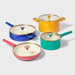 Tabitha Brown 8pc Aluminum Cookware Set