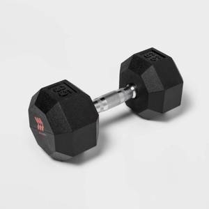 Hex Dumbbell 35lbs Black - All in Motion