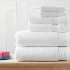 HygroCotton White 6-Piece Bath Towel Set