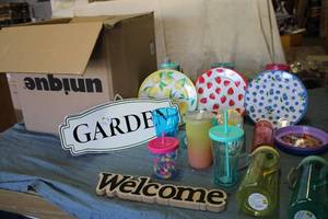 Huge lot of reusable cups, and wate...