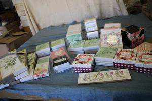 Gift boxes and wall art...