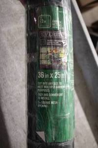 Garden Netting 36in x 25ft with 2in...