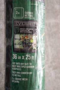 Garden Netting 36in x 25ft with 2in...