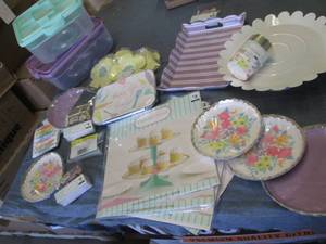 Baking and party supplies...