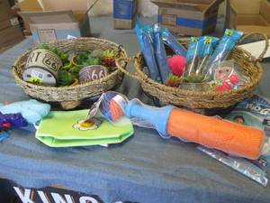 2 Baskets filled with goodies...