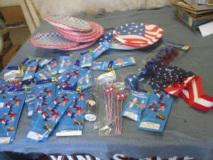 Patriotic d cor and glow bling...
