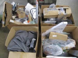 4 Boxes of new open and damaged pac...