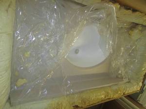 Transolid countertop with sink, mea...