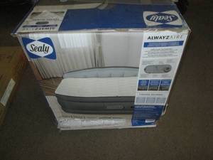 Sealy air bed with headboard and bu...