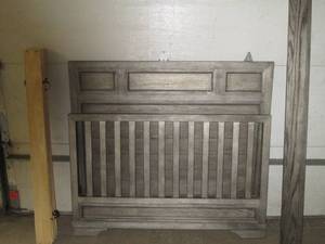 56 Wide headboard and footboard wi...