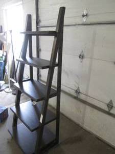6 Tall tiered shelf...