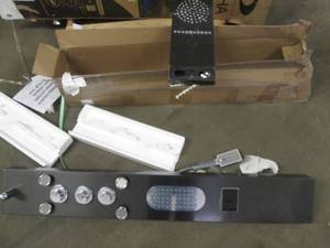 Previously installed wall shower sy...