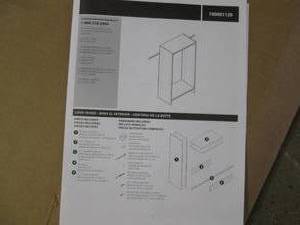 Wall hung closet organizer shelf...