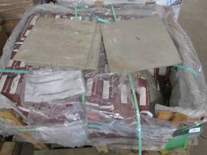 21 Plus cases of 16 square slate t...